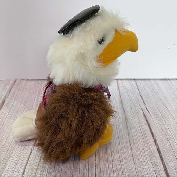 Harley Davidson Plush Stuffy Bald Eagle TonyToy Tags Vtg Bird Toy Like New Soft - Picture 6 of 11